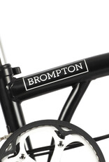 Brompton Brompton - Bike - C line Explore, Matte Black, M Handlebar, Standard Seatpost, 167mm Wide Saddle