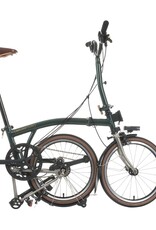 Brompton Brompton - Bike - P line 12 Spd, Ltd Ed. Bremont Cheaney, Brunswick Green, M type, B17 Special, Saddle Roll