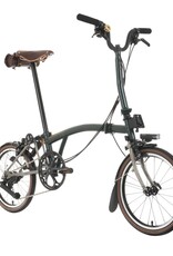 Brompton Brompton - Bike - P line 12 Spd, Ltd Ed. Bremont Cheaney, Brunswick Green, M type, B17 Special, Saddle Roll