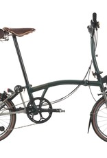 Brompton Brompton - Bike - P line 12 Spd, Ltd Ed. Bremont Cheaney, Brunswick Green, M type, B17 Special, Saddle Roll