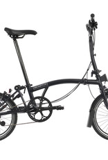 Brompton Brompton - Bike - C line Explore, Matte Black (BE), M Handlebar, Standard Seatpost, Standard Width Brompton Saddle