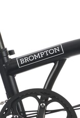 Brompton Brompton - Bike - C line Explore, Matte Black (BE), M Handlebar, Standard Seatpost, Standard Width Brompton Saddle