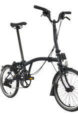 Brompton Brompton - Bike - C line Explore, Matte Black (BE), M Handlebar, Standard Seatpost, Standard Width Brompton Saddle