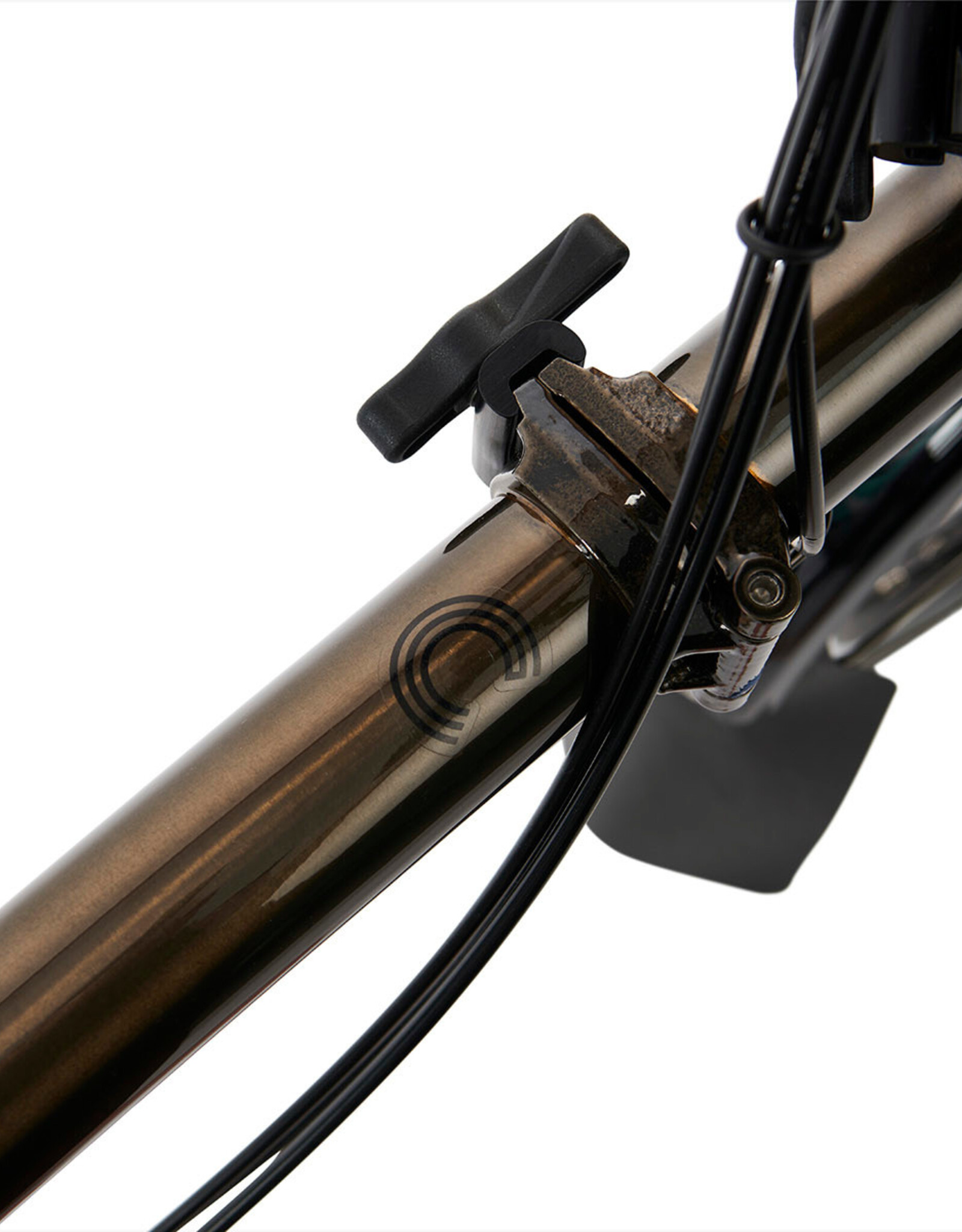 Brompton Brompton - Bike - C Line 6-speed, Mid-rise HB, Extended Seatpost, Std 147mm Brompton Saddle, Black Lacquer BE