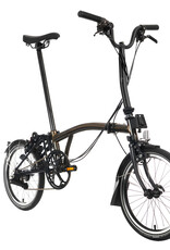Brompton Brompton - Bike - C Line 6-speed, Mid-rise HB, Extended Seatpost, Std 147mm Brompton Saddle, Black Lacquer BE