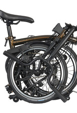 Brompton Brompton - Bike - C Line 6-speed, Mid-rise HB, Extended Seatpost, Std 147mm Brompton Saddle, Black Lacquer BE