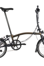 Brompton Brompton - Bike - C Line 6-speed, Mid-rise HB, Extended Seatpost, Std 147mm Brompton Saddle, Black Lacquer BE
