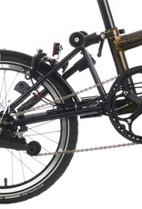 Brompton Brompton - Bike - C Line 6-speed, Mid-rise HB, Extended Seatpost, Std 147mm Brompton Saddle, Black Lacquer BE