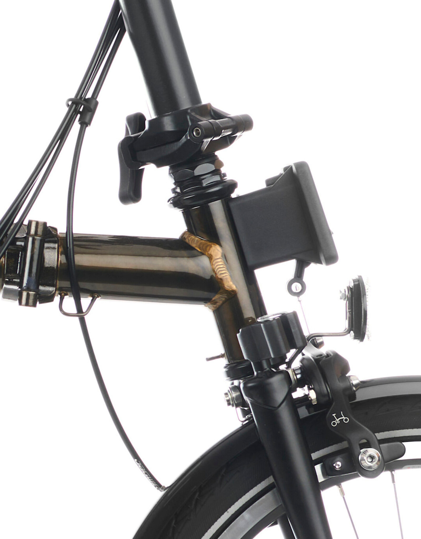 Brompton Brompton - Bike - C Line Explore, Black Lacquer BE, M Handlebar, Extended Seatpost, Standard Brompton Saddle