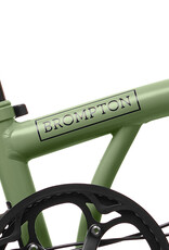 Brompton Brompton - Bike - C Line Urban, Matcha Green, S Handlebar, Extended Seatpost, Brompton Saddle