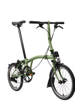 Brompton Brompton - Bike - C Line Urban 2-speed, S Handlebar, Extended Seatpost, Brompton Saddle, Matcha Green