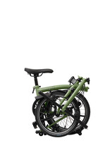 Brompton Brompton - Bike - C Line Urban 2-speed, S Handlebar, Extended Seatpost, Brompton Saddle, Matcha Green