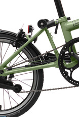 Brompton Brompton - Bike - C Line Urban 2-speed, S Handlebar, Extended Seatpost, Brompton Saddle, Matcha Green