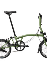 Brompton Brompton - Bike - C Line Urban 2-speed, S Handlebar, Extended Seatpost, Brompton Saddle, Matcha Green