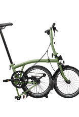 Brompton Brompton - Bike - C Line Urban 2-speed, S Handlebar, Extended Seatpost, Brompton Saddle, Matcha Green