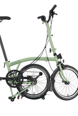 Brompton Brompton - Bike - C Line Explore, Matcha Green, H Handlebar, Extended Seatpost, Brompton Saddle