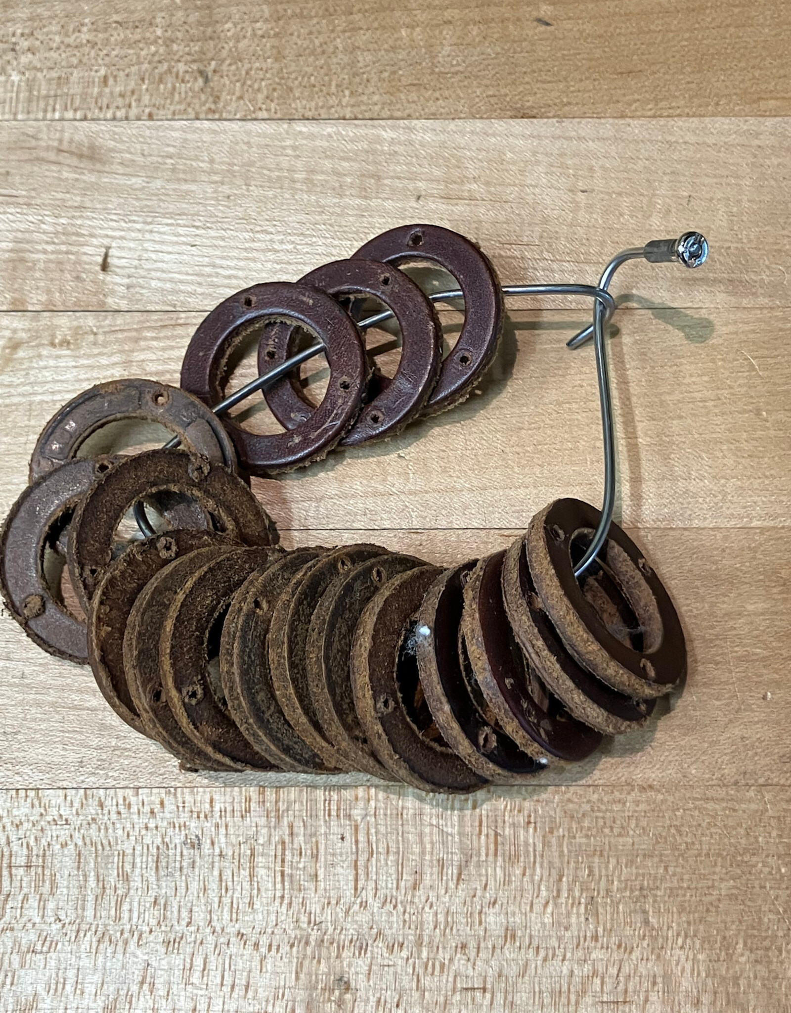 Brooks Brooks Leather Rings for Adjustable Length  Grips, 3mm, Brown
