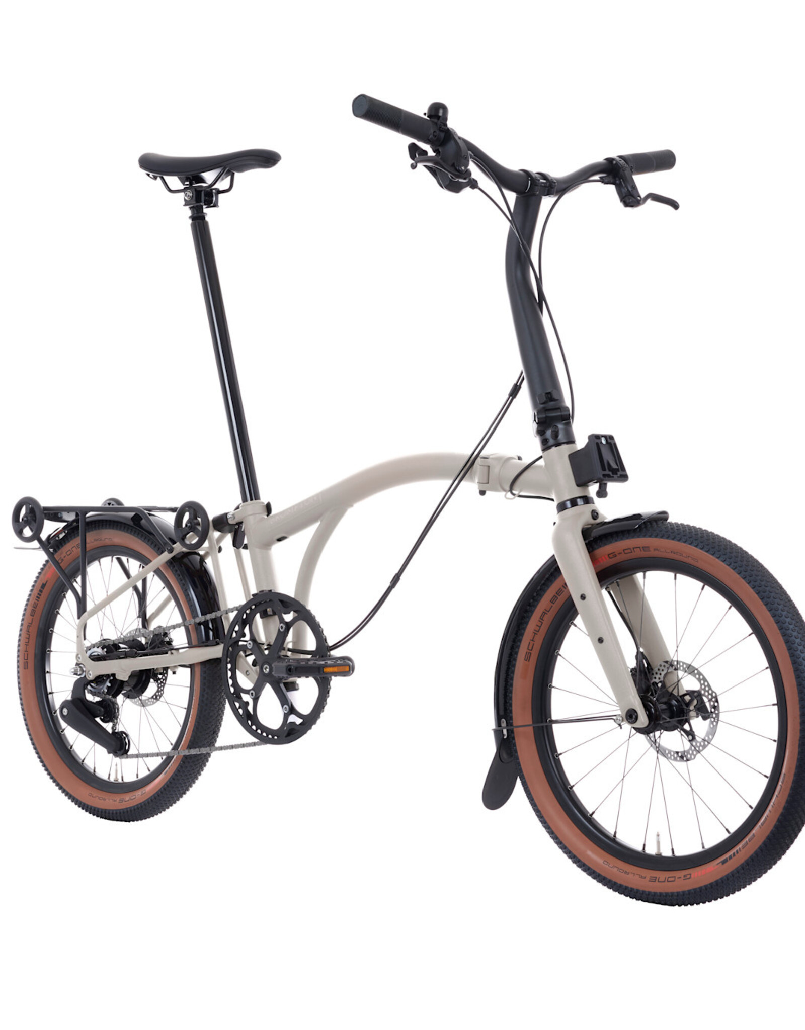 Brompton Brompton - Bike - G line, Traildust White, 8 Spd Alfine
