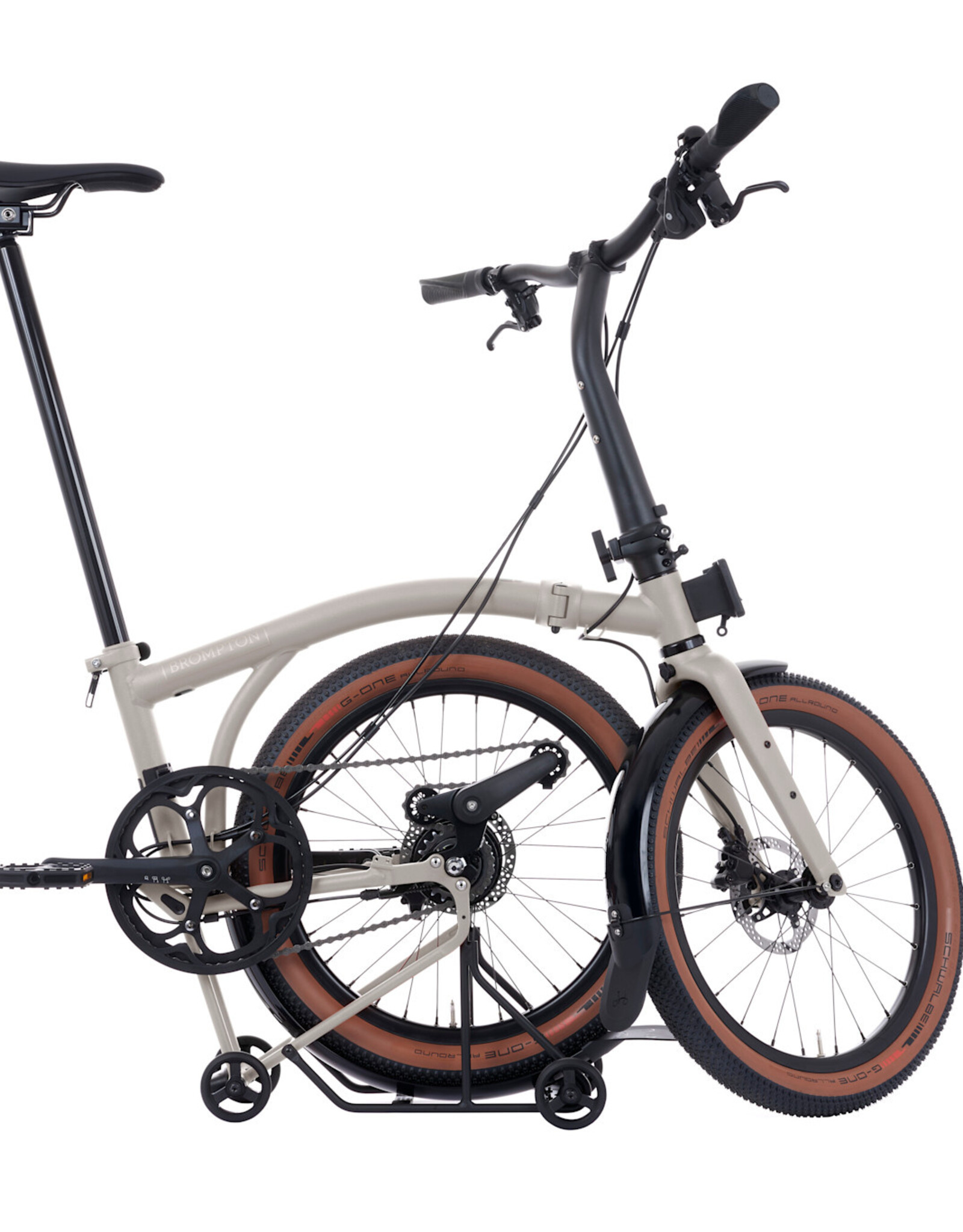 Brompton Brompton - Bike - G line, Traildust White, 8 Spd Alfine