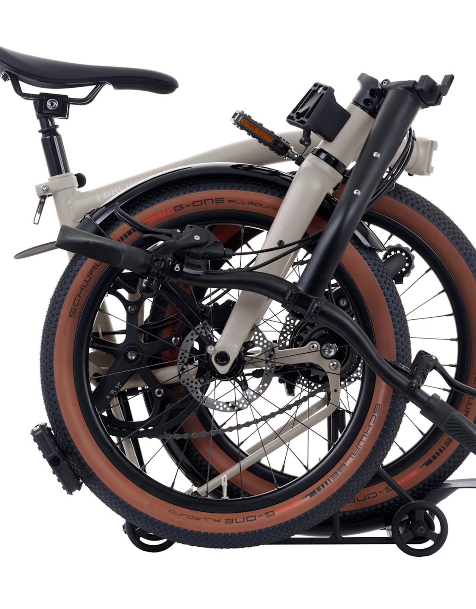 Brompton Brompton - Bike - G line, Traildust White, 8 Spd Alfine