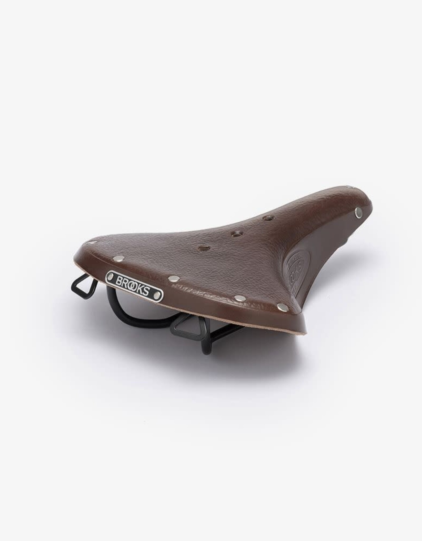 Brooks Brooks - B68 Classic Leather, 205mm, Black Rails, Brown Leather