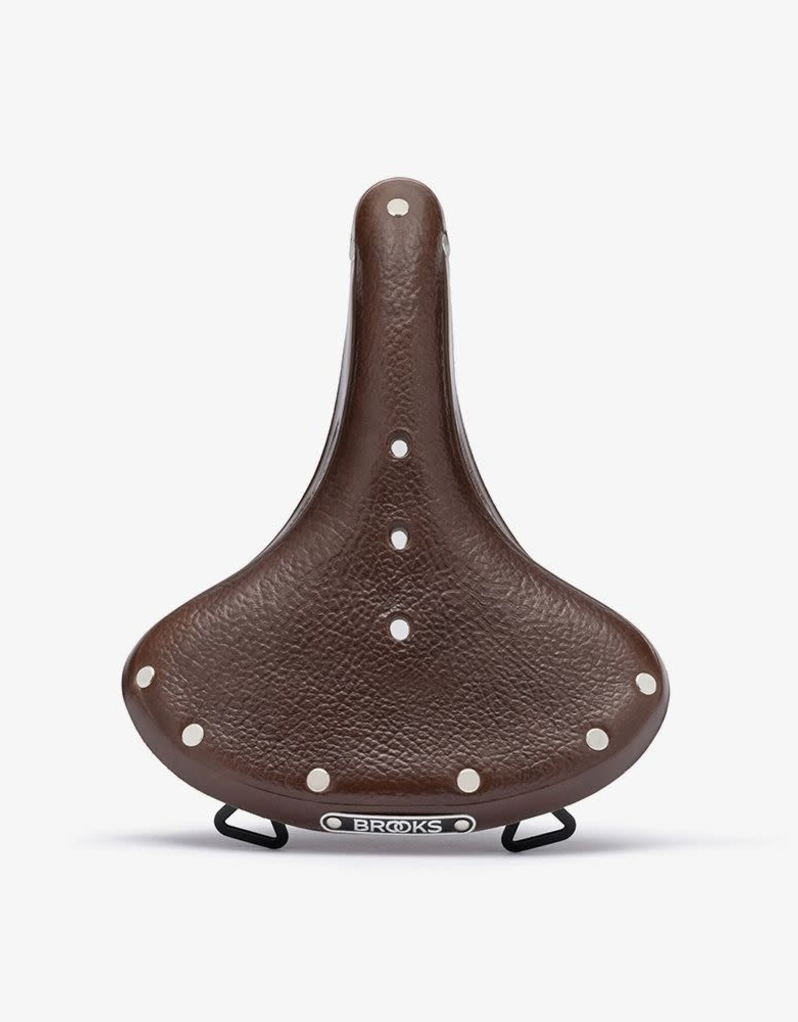 Brooks Brooks - B68 Classic Leather, 205mm, Black Rails, Brown Leather