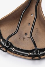 Brooks Brooks - B68 Classic Leather, 205mm, Black Rails, Brown Leather