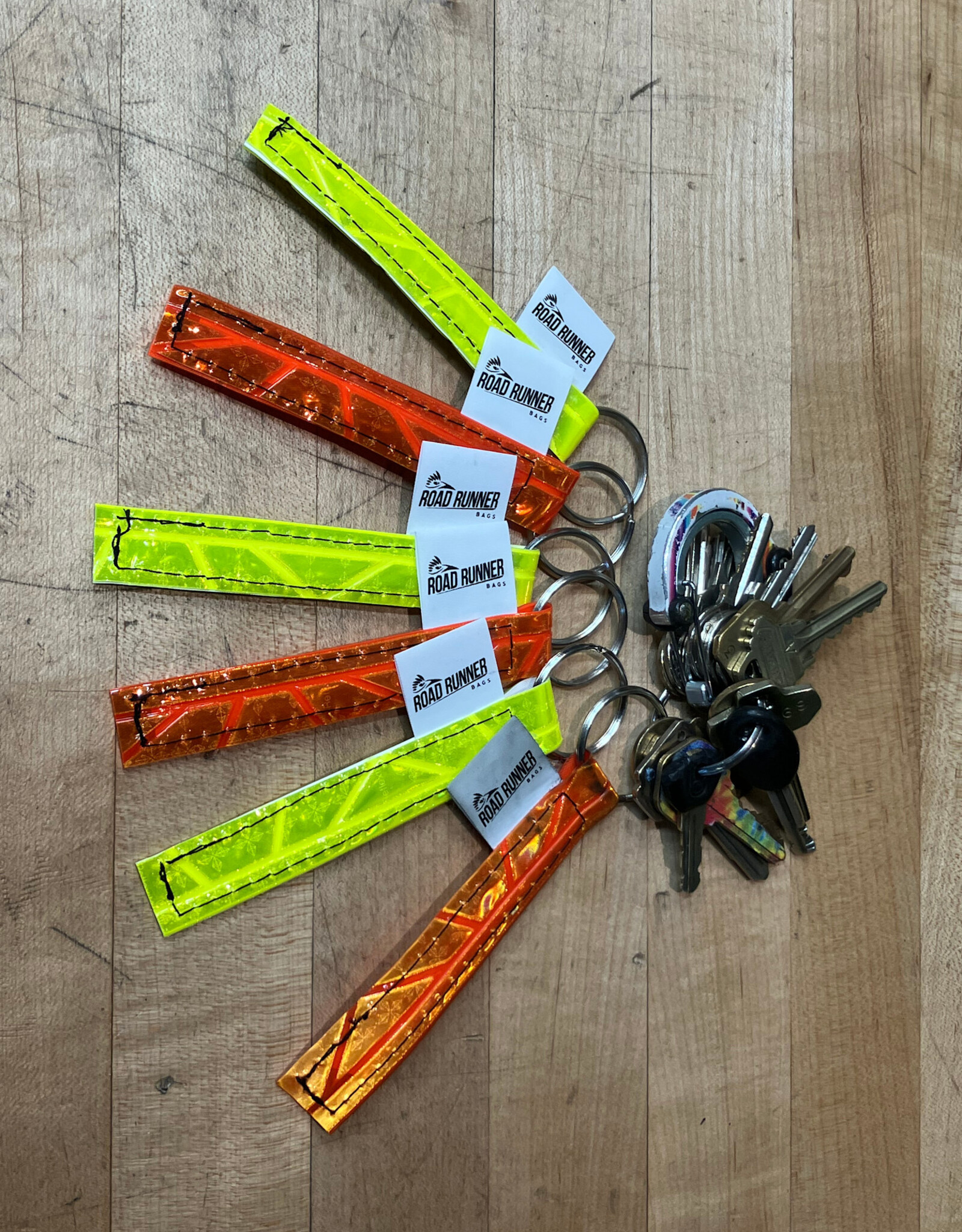 Road Runner Bags Reflective Keychain,