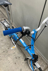 Brompton Brompton - Bike - C Line 3 Speed Archive Edition, Arctic Blue, M Handlebar, Rear Rack, Reflectors, Brooks Cambium C17, Ergon GE1 Evo Slim grips
