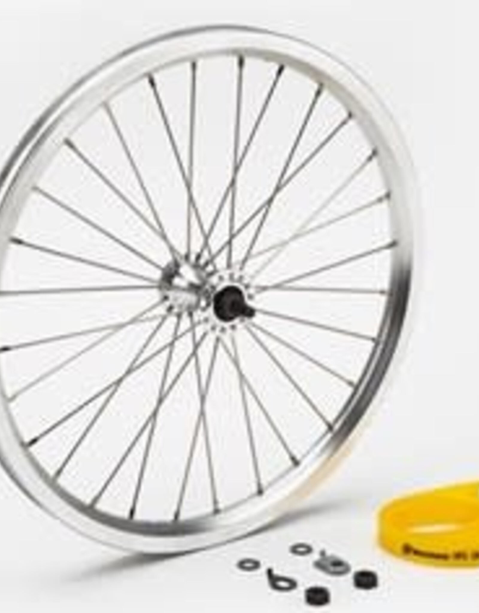 Brompton Brompton - Wheel - Front radial lacing including fittings for Standard bikes, Silver