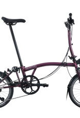 Brompton Brompton - Bike - C line 12-speed, Mid-rise HB, Std SP, Brompton saddle, Amethyst Lacquer