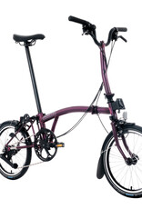 Brompton Brompton - Bike - C line 12-speed, Mid-rise HB, Std SP, Brompton saddle, Amethyst Lacquer