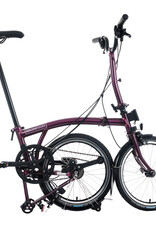 Brompton Brompton - Bike - C line 12 Spd, Mid-rise HB, Std SP, Brompton saddle, Amethyst Lacquer