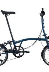 Brompton Brompton - Bike - C line 12-speed, Mid-rise HB, Std SP, Brompton 147mm saddle, Ocean Blue