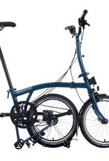 Brompton Brompton - Bike - C line 12-speed, Mid-rise HB, Std SP, Brompton 147mm saddle, Ocean Blue