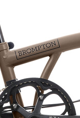 Brompton Brompton - Bike - P line 12 Spd, High-rise HB, Std SP, Brompton Superlight Saddle, Bronze Sky Metallic