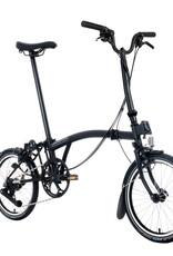 Brompton Brompton - Bike - C line 12 Spd, High-rise HB, Ext SP, Brompton 147mm saddle, Matte Black