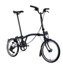 Brompton Brompton - Bike - C line 12-speed, High-rise HB, Ext SP, Brompton 147mm saddle, Matte Black