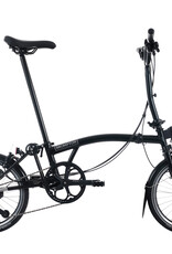 Brompton Brompton - Bike - C line 12 Spd, Mid-rise HB, Std SP, Brompton 147mm saddle, Matte Black
