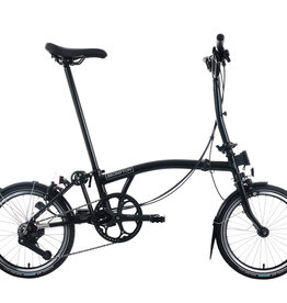 Brompton Brompton - Bike - C line 12-speed, Mid-rise HB, Std SP, Brompton 147mm saddle, Matte Black
