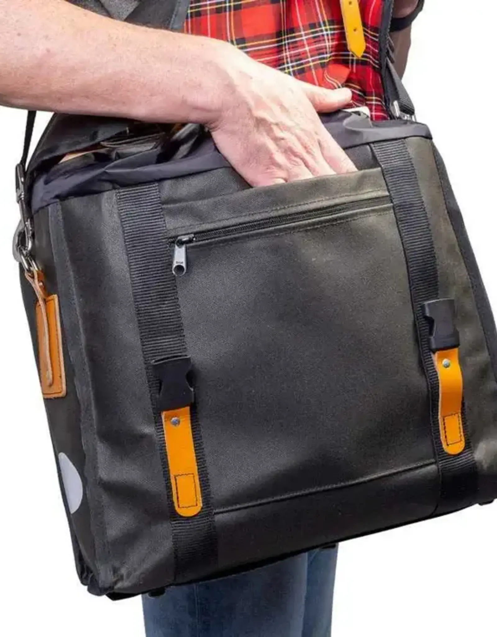 Carradice Carradice Bike Bureau Pannier (Single), 25L, Black, Left side