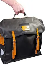 Carradice Bike Bureau Pannier (Single), 25L, Green, Right side