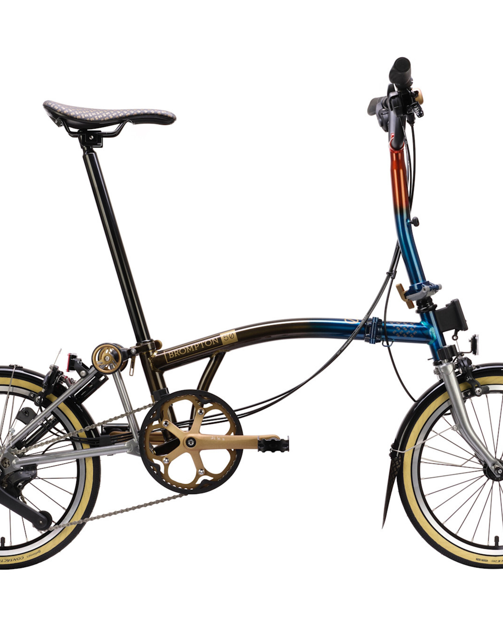 Brompton Brompton - Bike - 1975 Edition, C line 12-speed, Mid-rise HB, Thermal Fade Lacquer