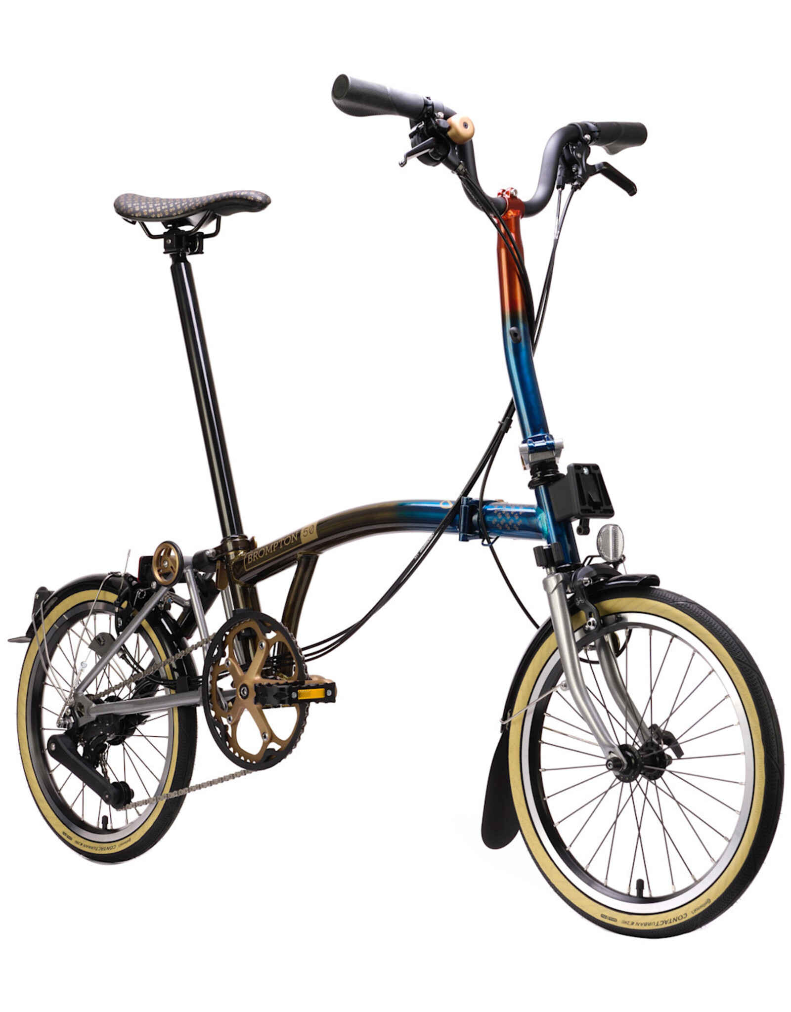 Brompton Brompton - Bike - 1975 Edition, C line 12-speed, Mid-rise HB, Thermal Fade Lacquer