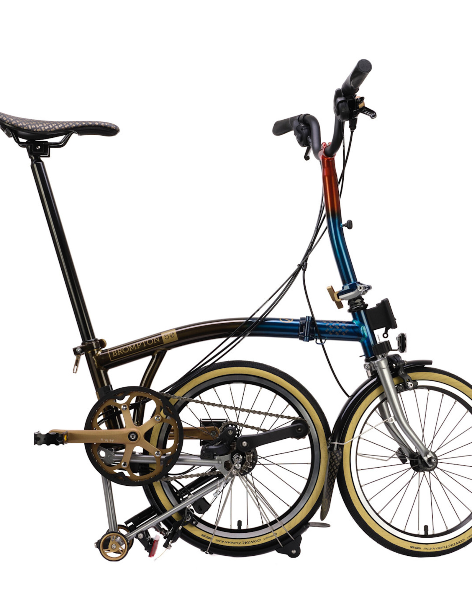 Brompton Brompton - Bike - 1975 Edition, C line 12-speed, Mid-rise HB, Thermal Fade Lacquer