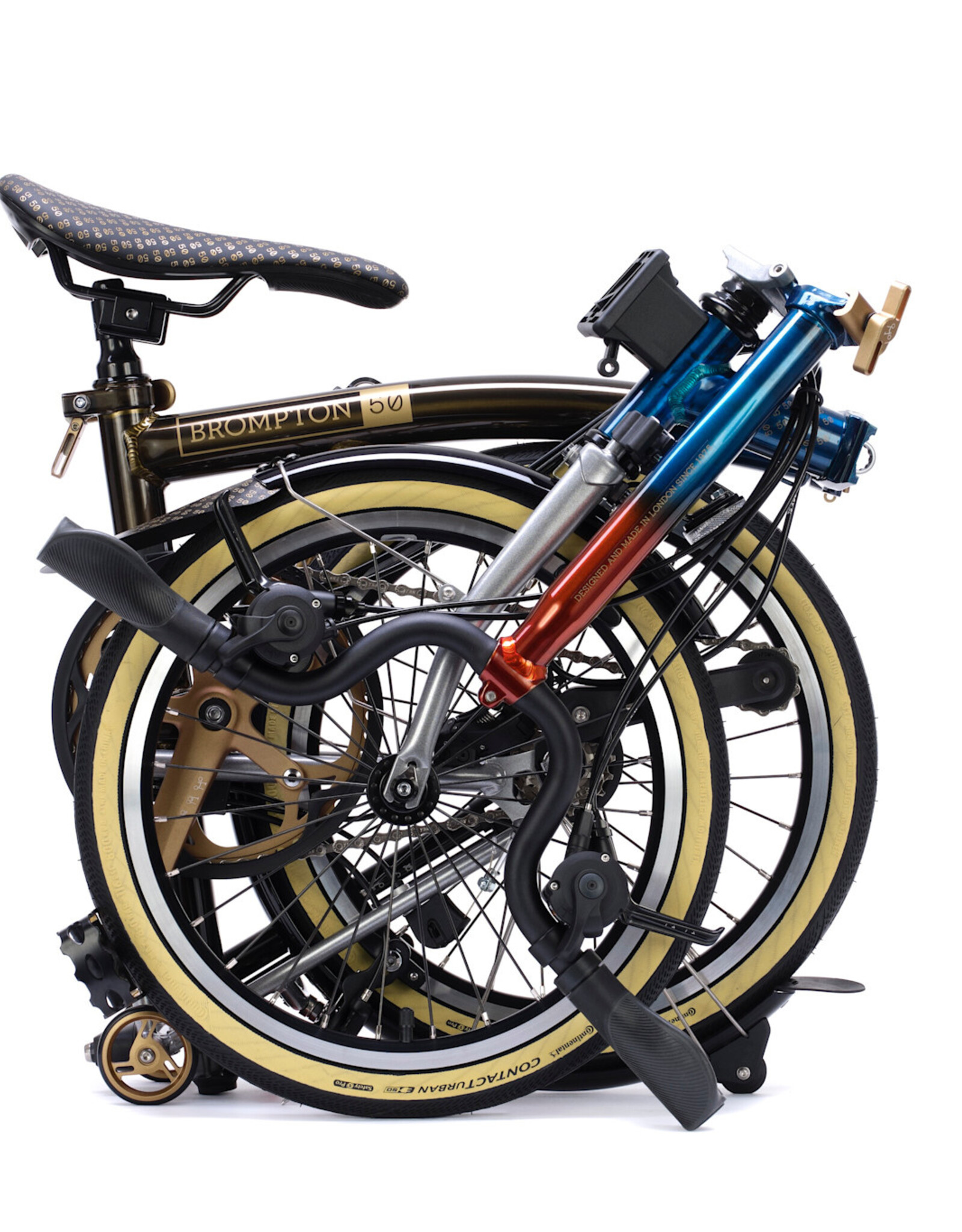 Brompton Brompton - Bike - 1975 Edition, C line 12-speed, Mid-rise HB, Thermal Fade Lacquer