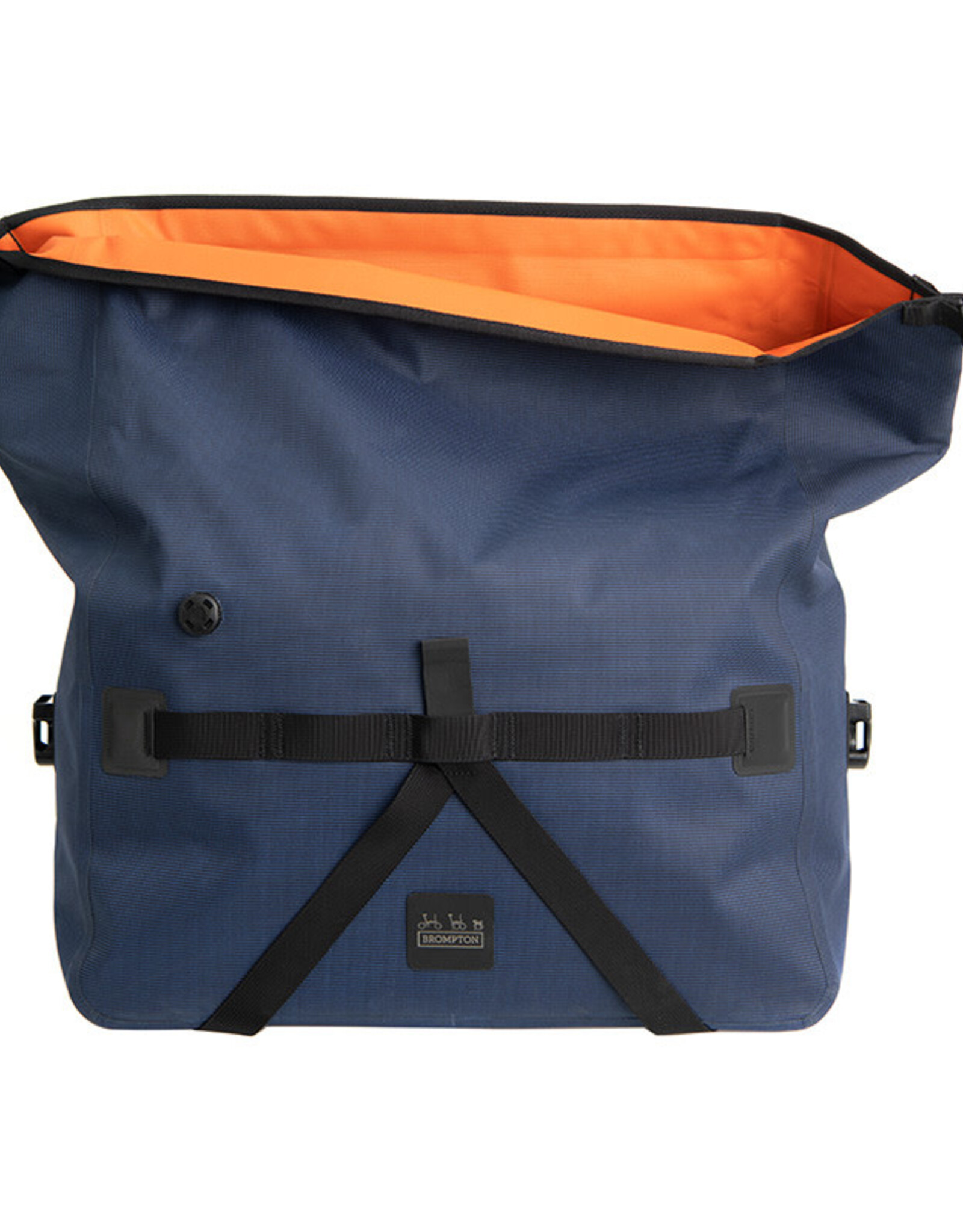 Brompton Brompton - Luggage - Borough Waterproof 25L, Navy, w_frame