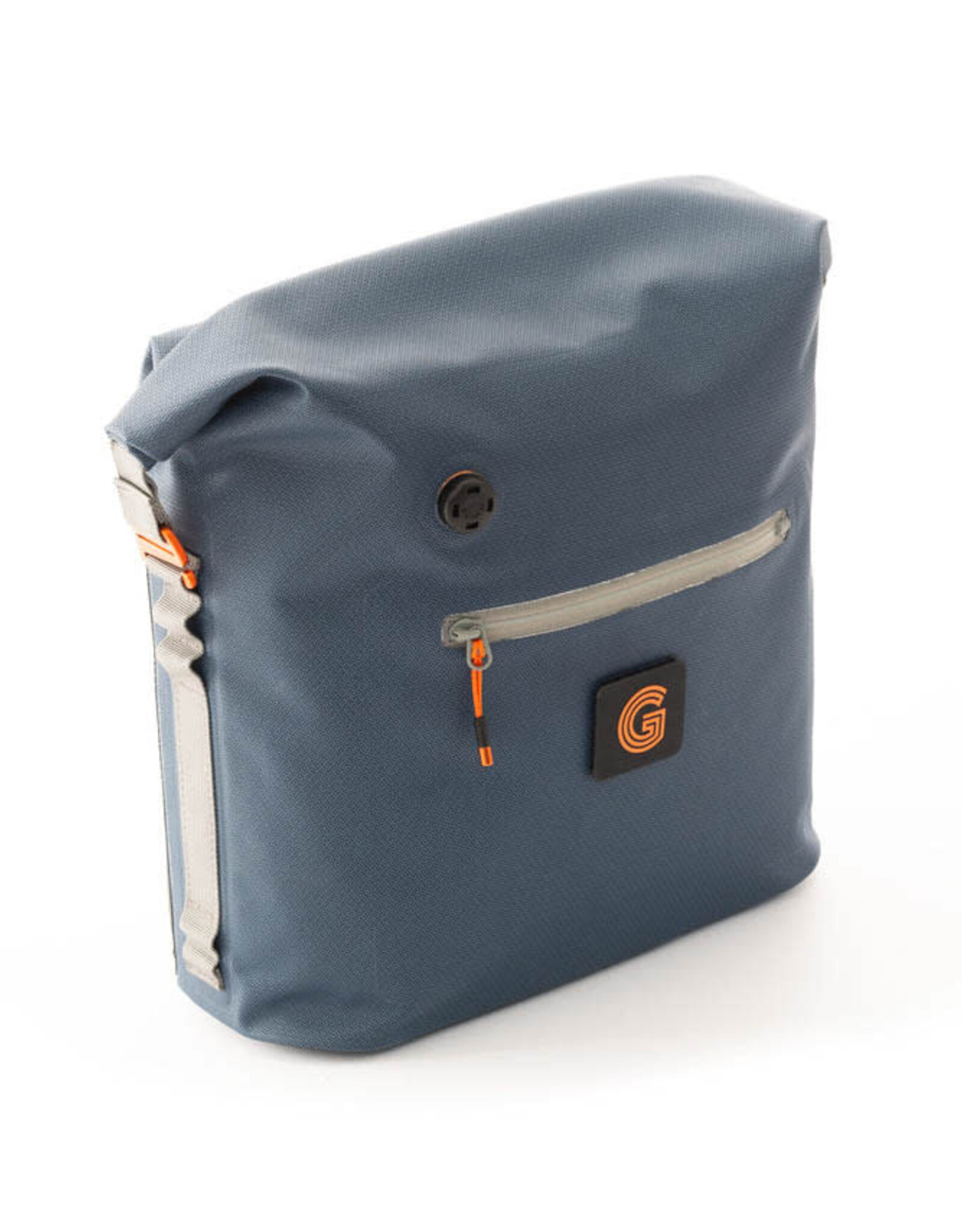 Brompton Brompton - Luggage - Borough Waterproof Roll Top Bag, Navy/Grey, Small