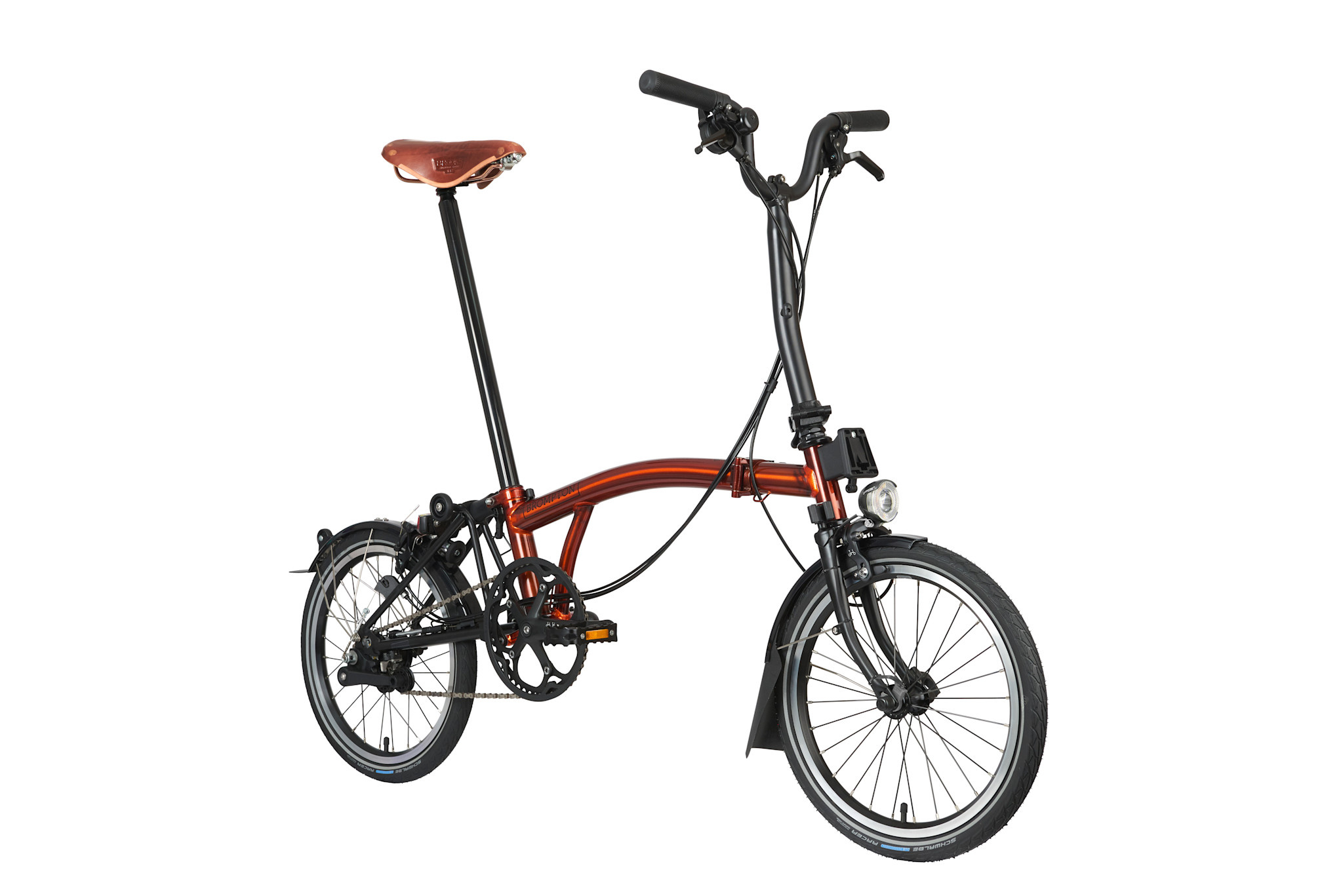 Brompton - Bike - C Line Explore, Flame Lacquer Black Edition, Mid