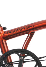 Brompton Brompton - Bike - C Line 6-speed, Mid-rise HB, Std SP, Brooks B17 Special Brown, Dynamo lighting, Flame Lacquer
